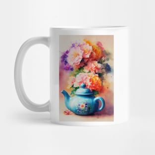 Watercolor teapot Mug